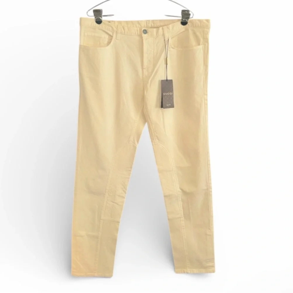 New authentic Gucci luxury designer men’s corduroy pants sz 38 IT 52 Display